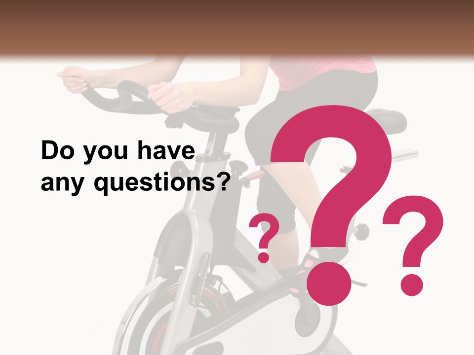 Bike Isolated Workout PowerPoint Template