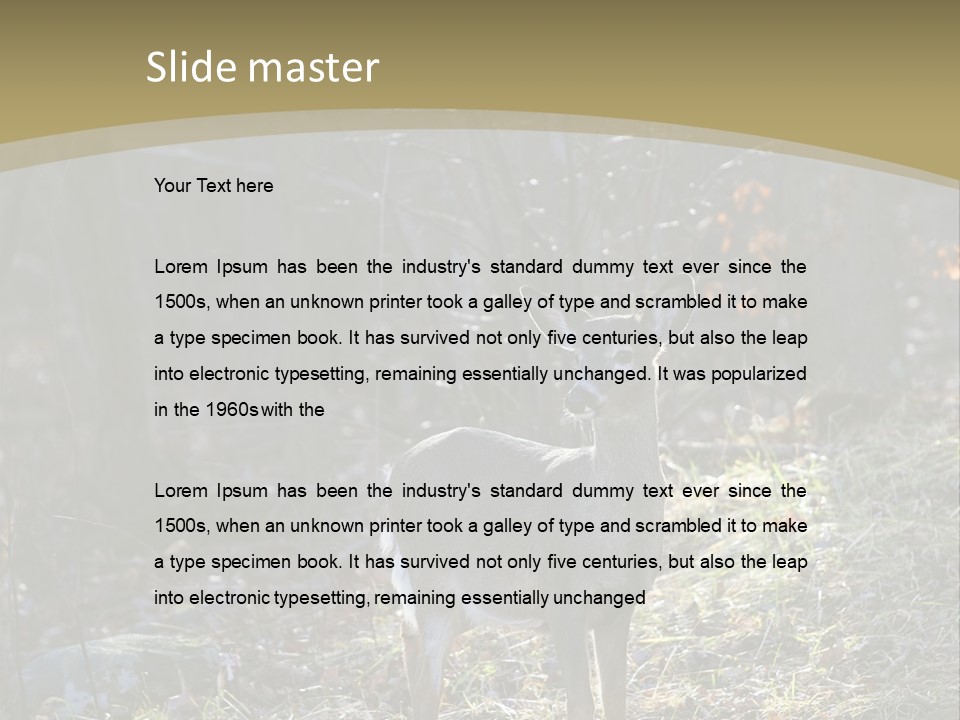 Autumn Wildlife Fall PowerPoint Template