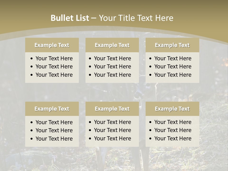 Autumn Wildlife Fall PowerPoint Template