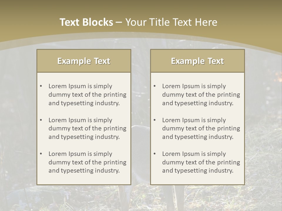 Autumn Wildlife Fall PowerPoint Template