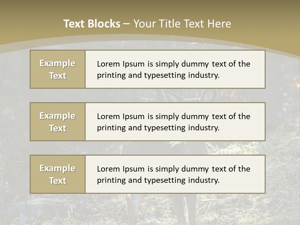 Autumn Wildlife Fall PowerPoint Template