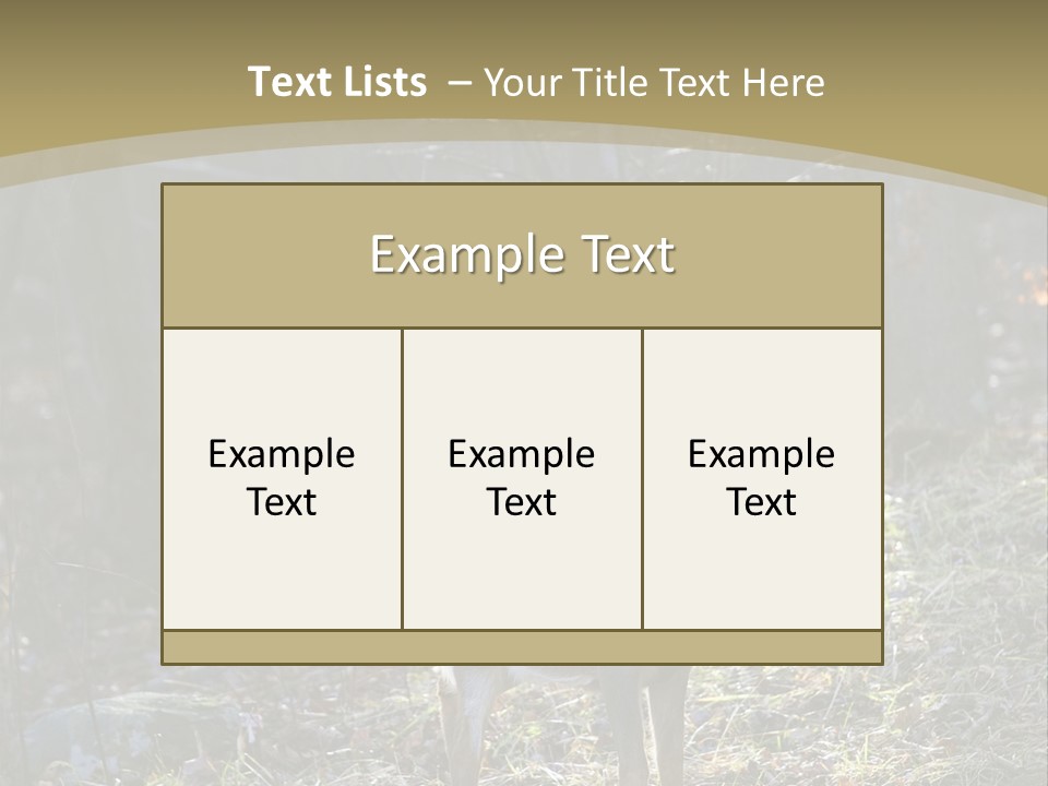 Autumn Wildlife Fall PowerPoint Template