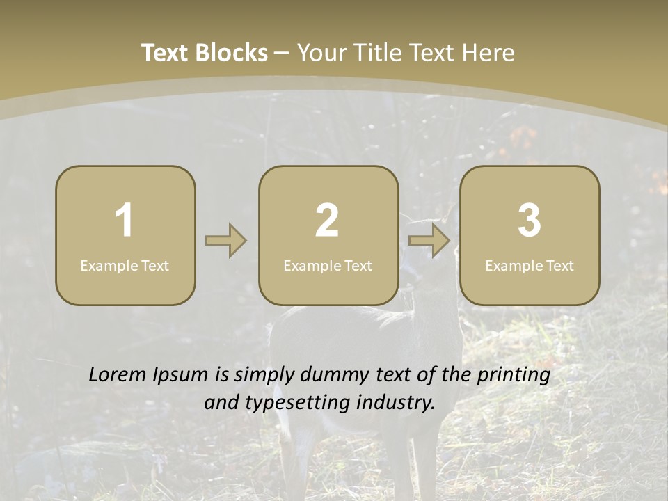 Autumn Wildlife Fall PowerPoint Template