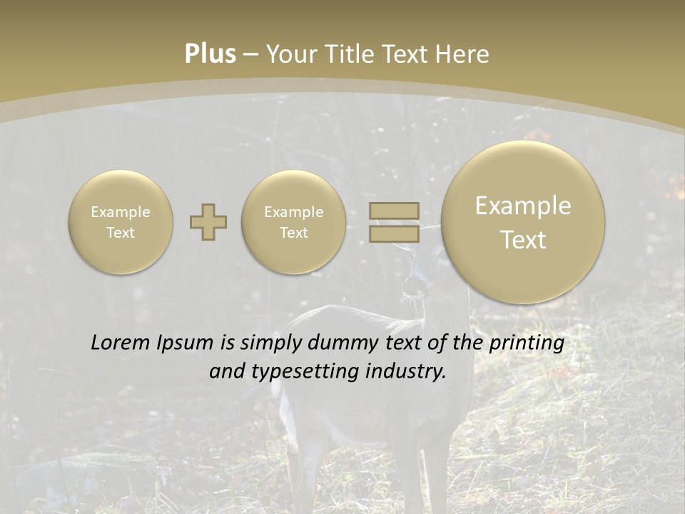 Autumn Wildlife Fall PowerPoint Template