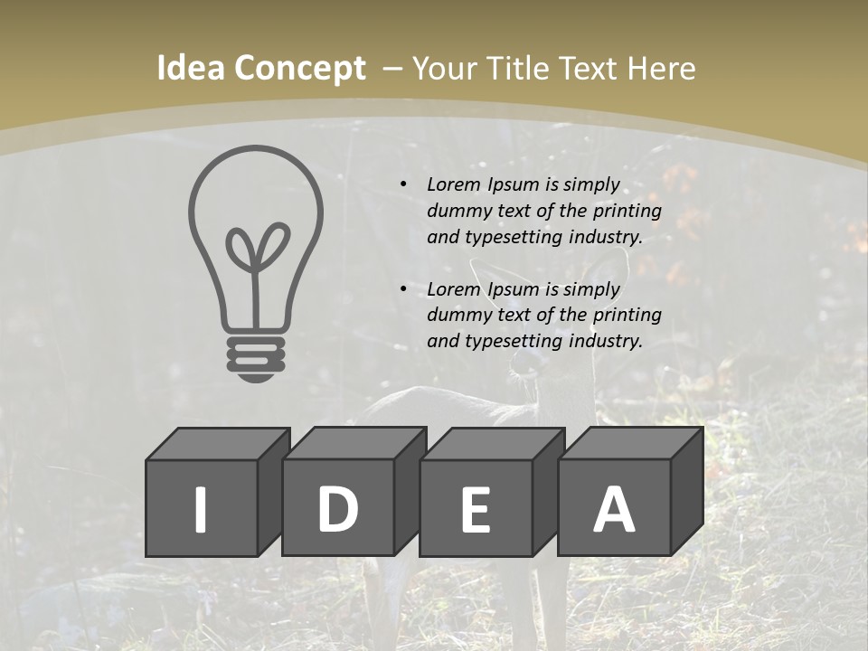 Autumn Wildlife Fall PowerPoint Template