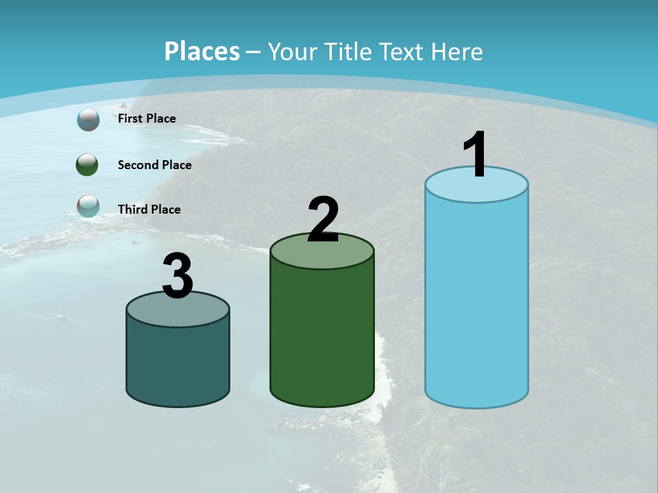 Water Ariel Gulf PowerPoint Template