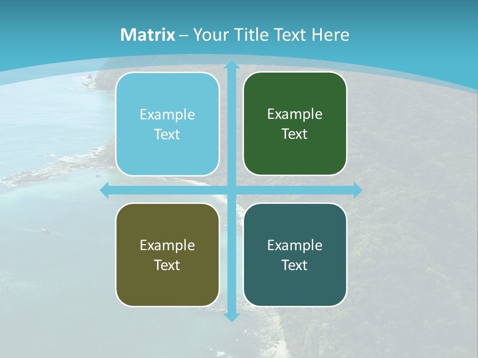 Water Ariel Gulf PowerPoint Template