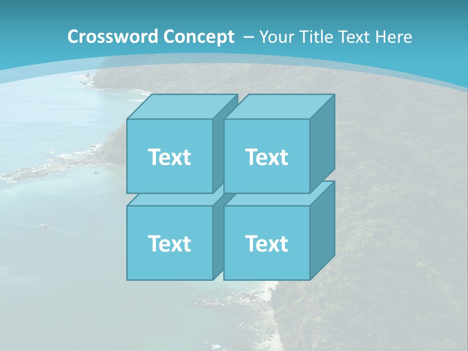 Water Ariel Gulf PowerPoint Template