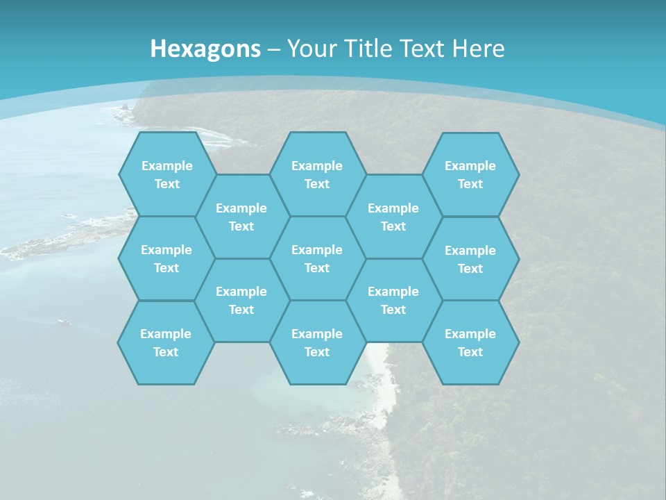 Water Ariel Gulf PowerPoint Template