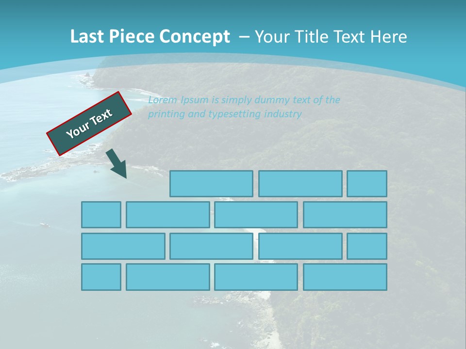 Water Ariel Gulf PowerPoint Template