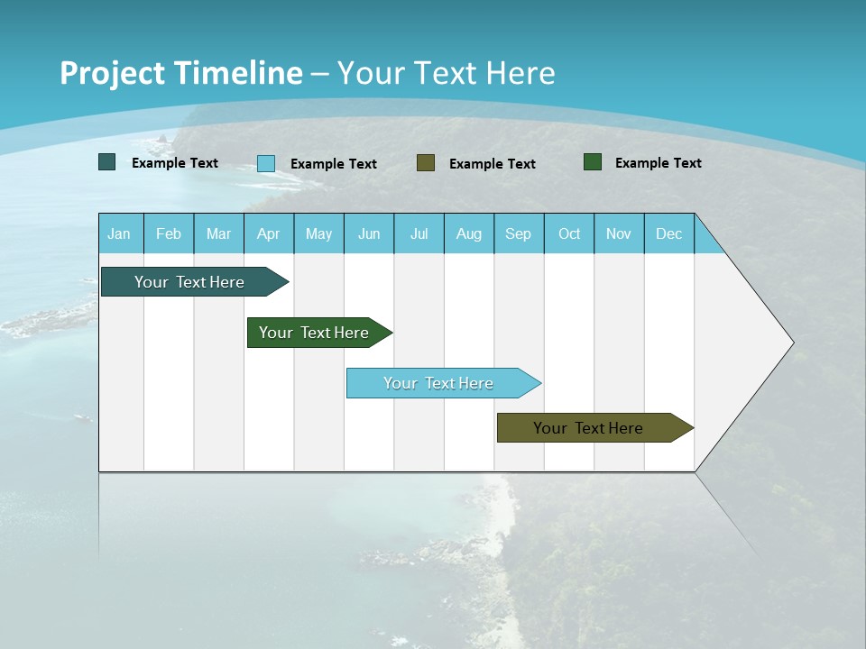 Water Ariel Gulf PowerPoint Template