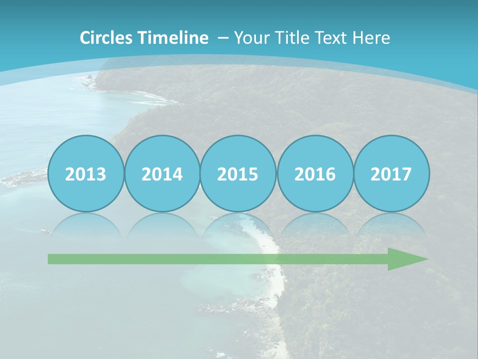 Water Ariel Gulf PowerPoint Template