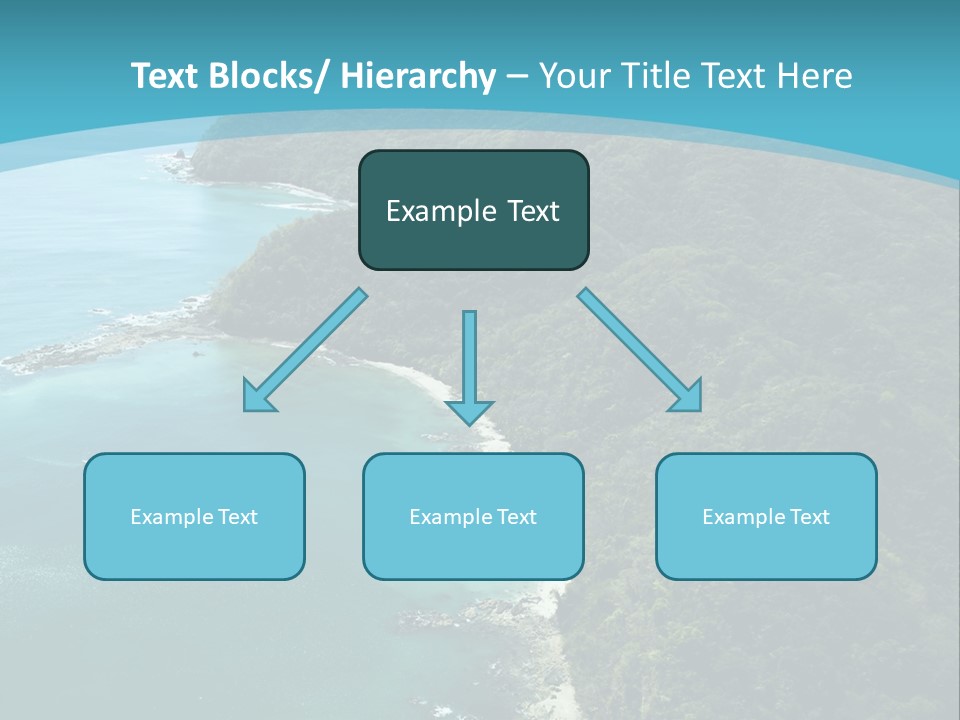 Water Ariel Gulf PowerPoint Template