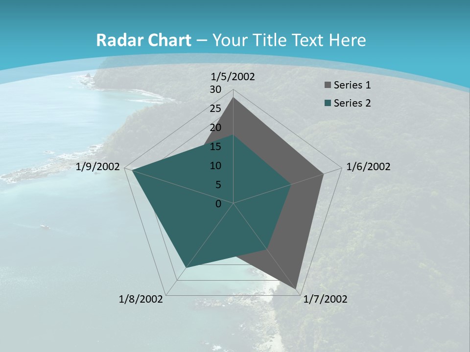 Water Ariel Gulf PowerPoint Template