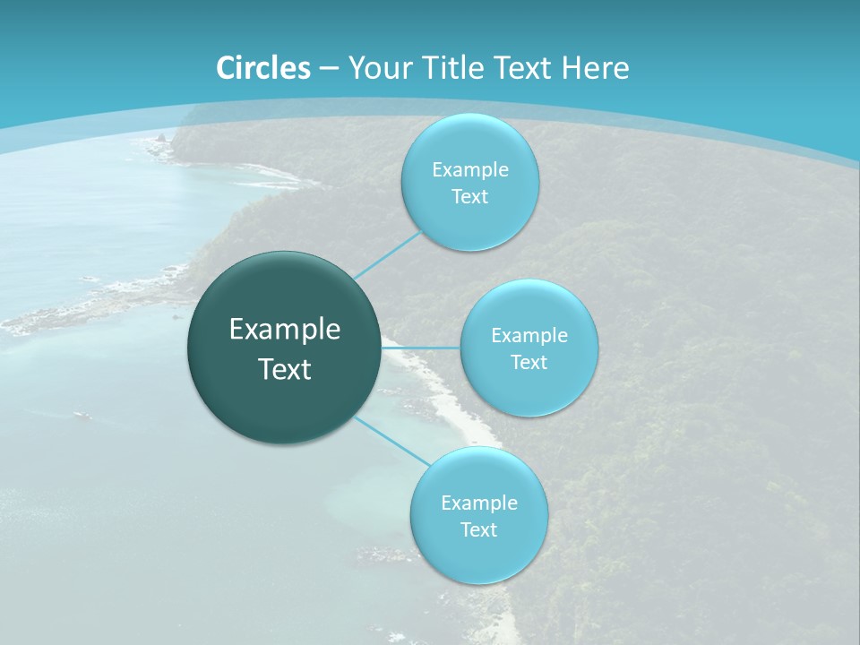 Water Ariel Gulf PowerPoint Template