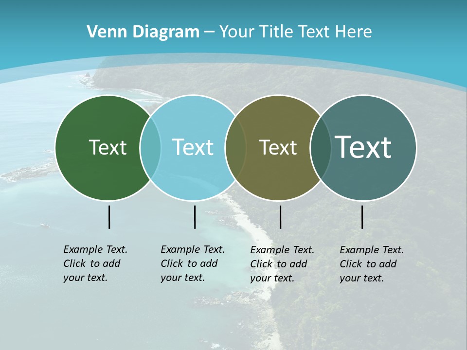 Water Ariel Gulf PowerPoint Template