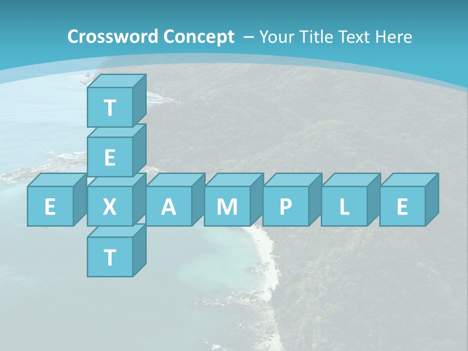 Water Ariel Gulf PowerPoint Template