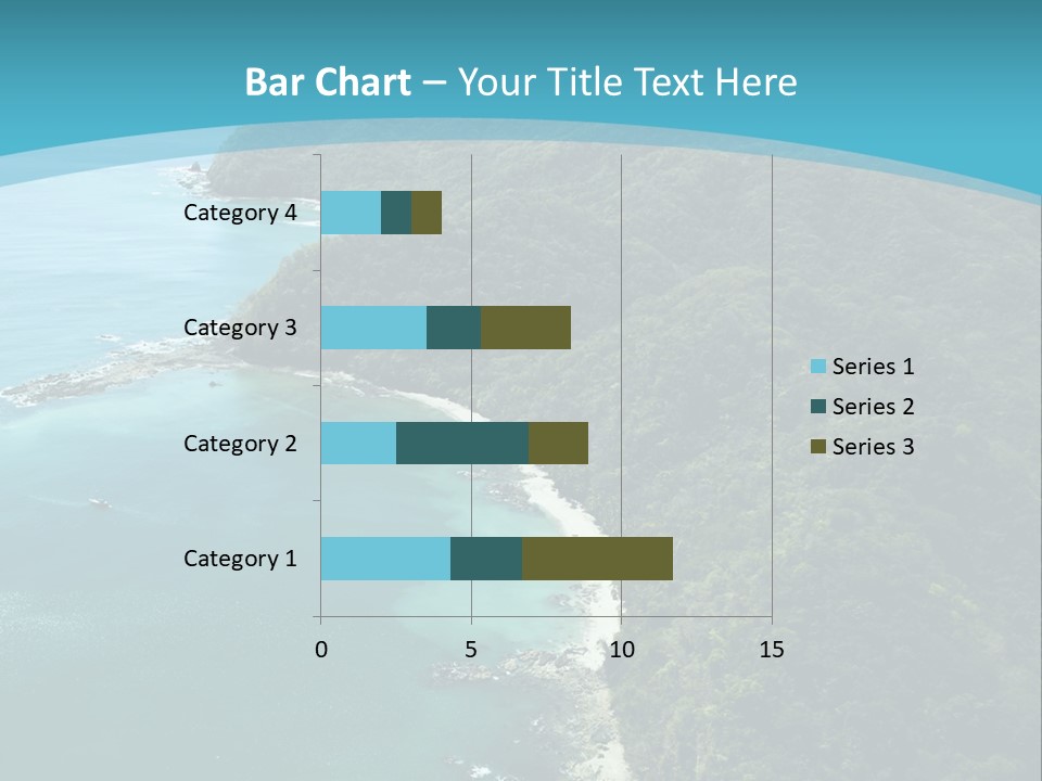 Water Ariel Gulf PowerPoint Template