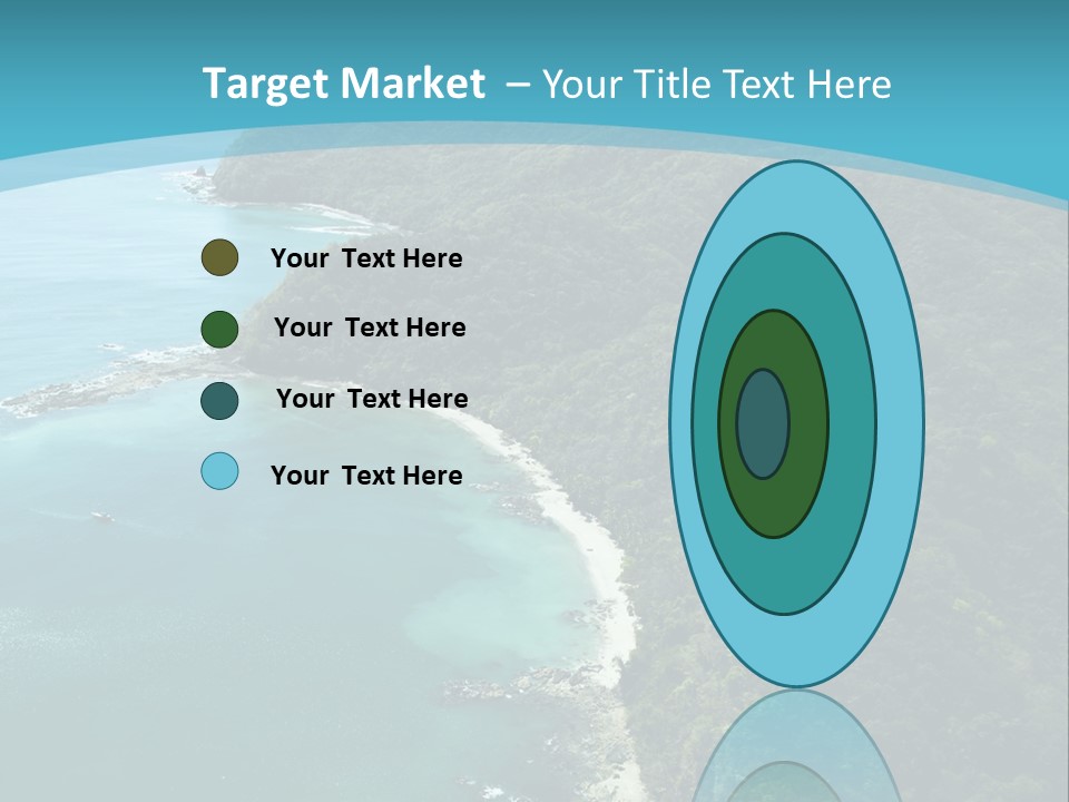 Water Ariel Gulf PowerPoint Template