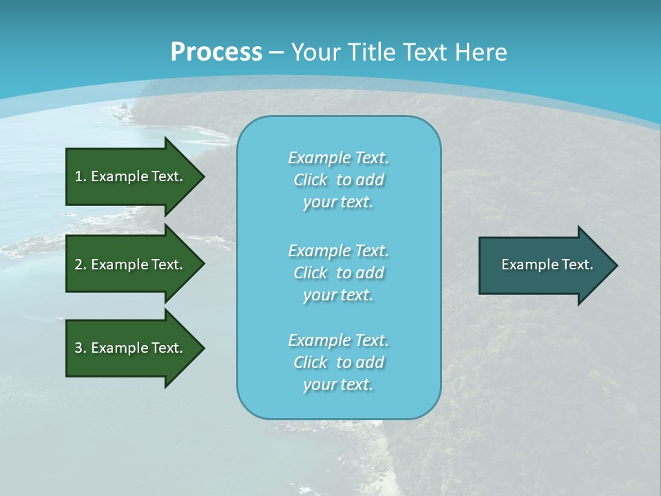 Water Ariel Gulf PowerPoint Template