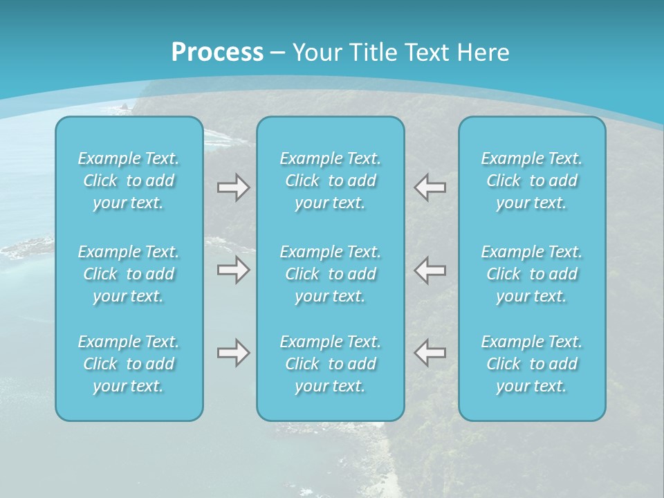 Water Ariel Gulf PowerPoint Template