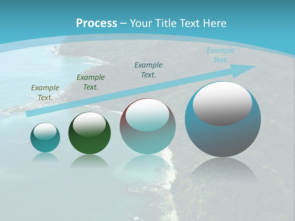 Water Ariel Gulf PowerPoint Template