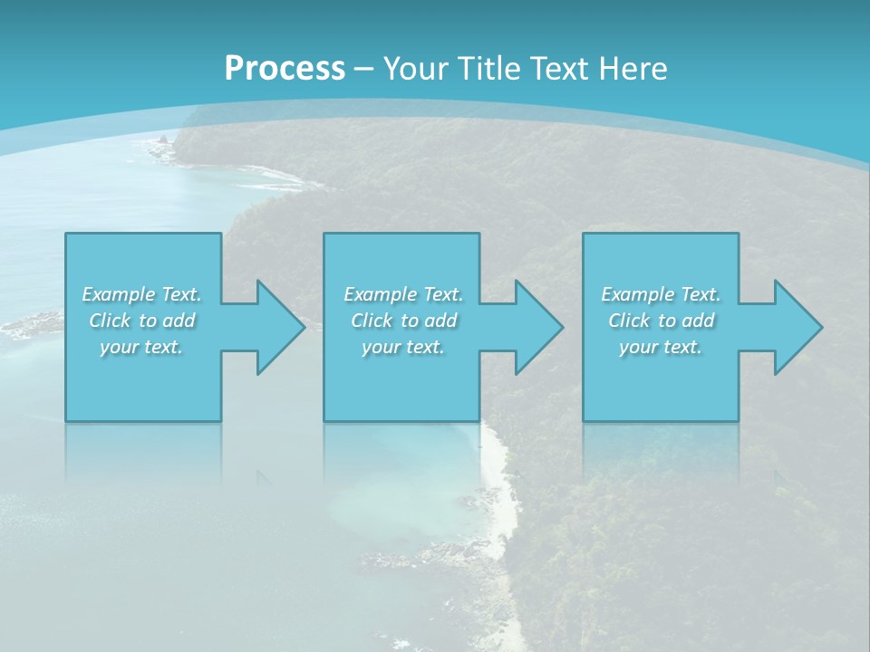 Water Ariel Gulf PowerPoint Template