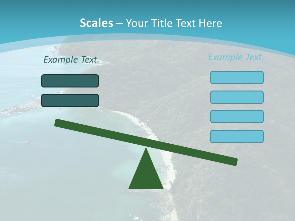 Water Ariel Gulf PowerPoint Template