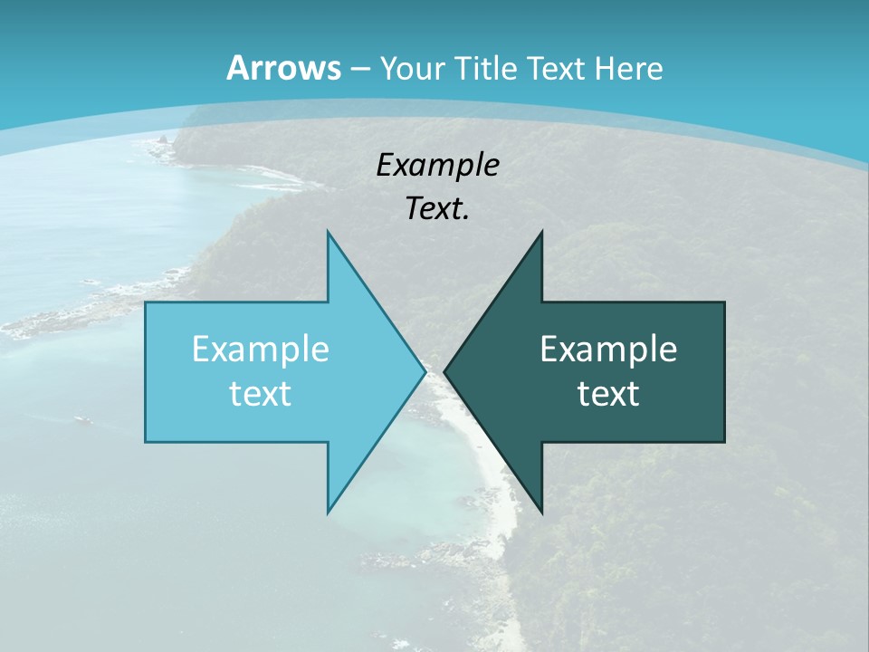 Water Ariel Gulf PowerPoint Template