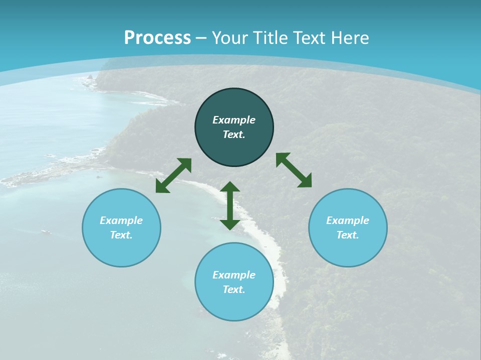 Water Ariel Gulf PowerPoint Template