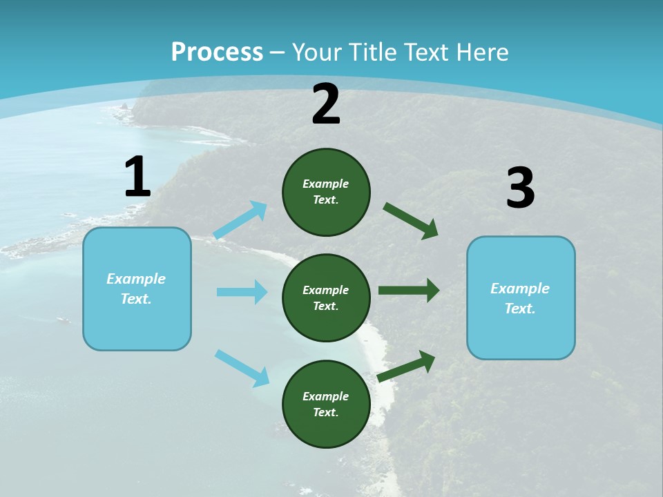 Water Ariel Gulf PowerPoint Template