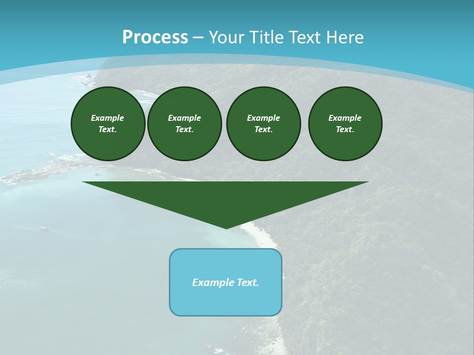 Water Ariel Gulf PowerPoint Template