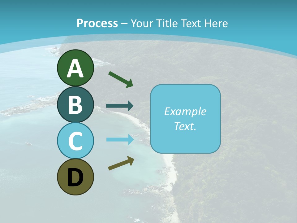 Water Ariel Gulf PowerPoint Template