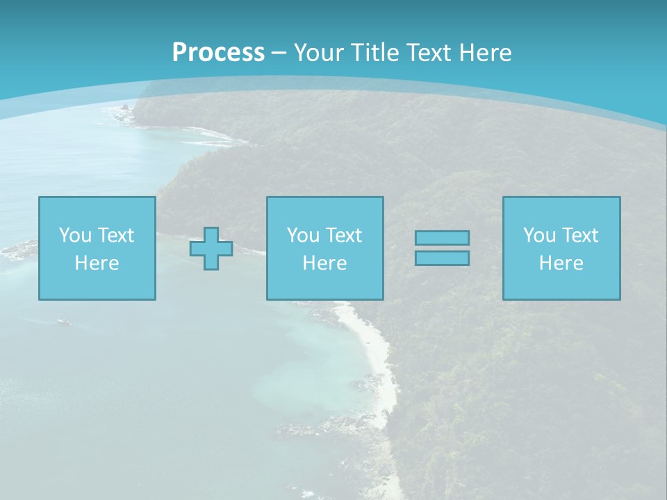 Water Ariel Gulf PowerPoint Template