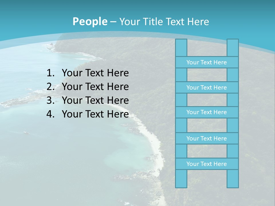 Water Ariel Gulf PowerPoint Template