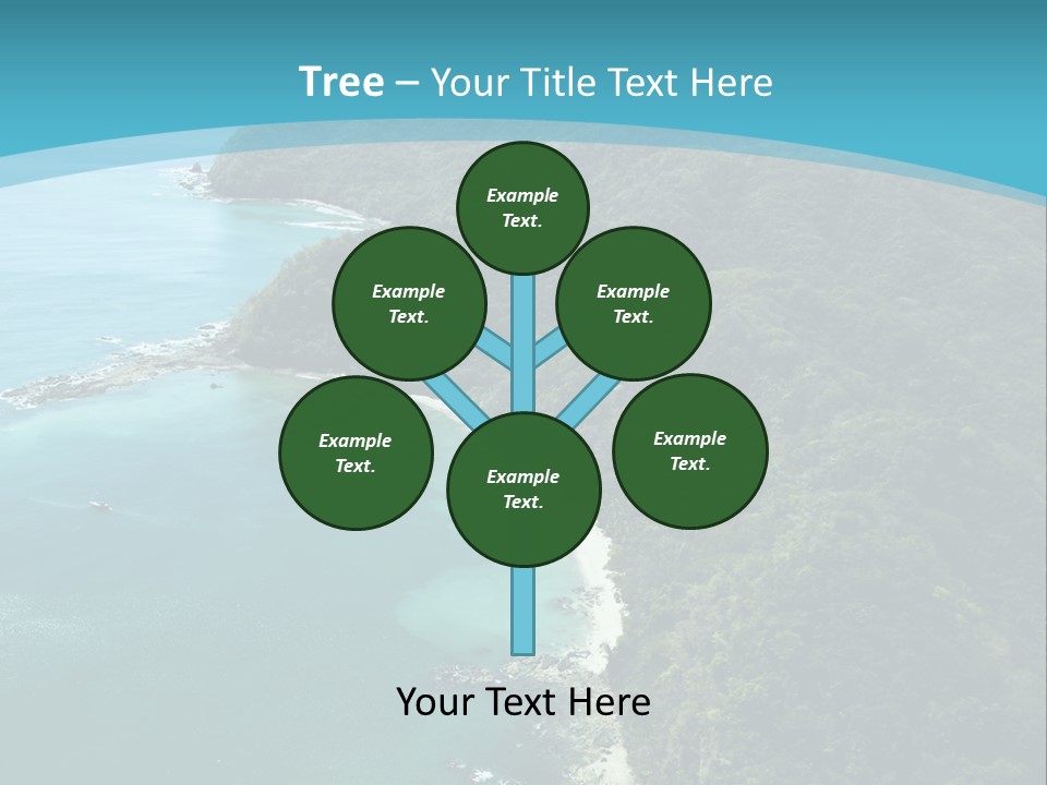 Water Ariel Gulf PowerPoint Template