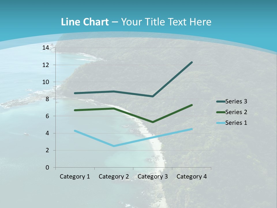 Water Ariel Gulf PowerPoint Template