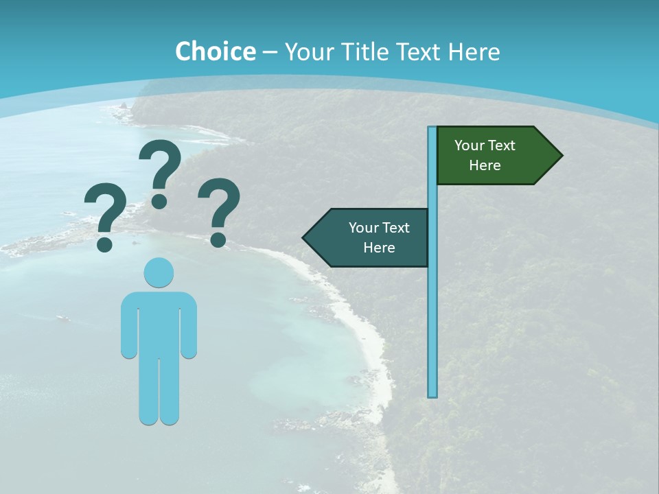 Water Ariel Gulf PowerPoint Template