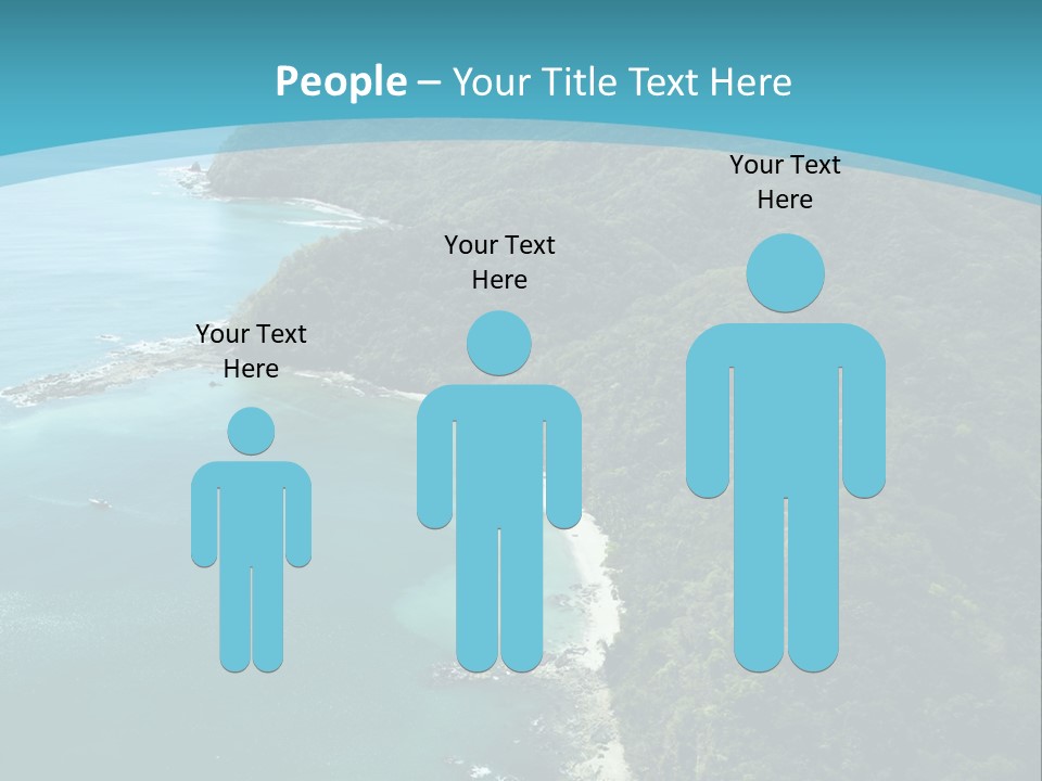 Water Ariel Gulf PowerPoint Template