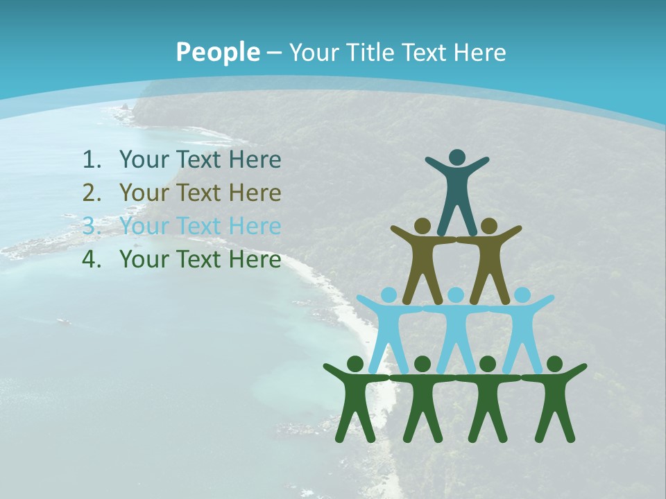 Water Ariel Gulf PowerPoint Template