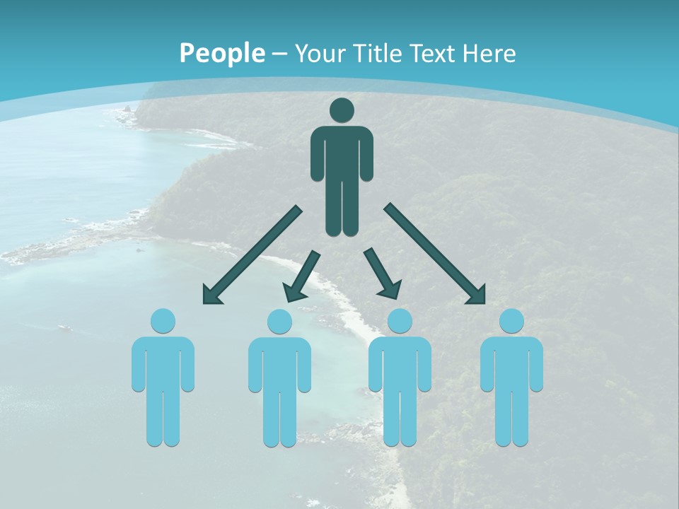 Water Ariel Gulf PowerPoint Template