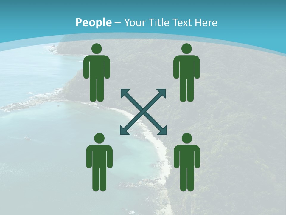 Water Ariel Gulf PowerPoint Template