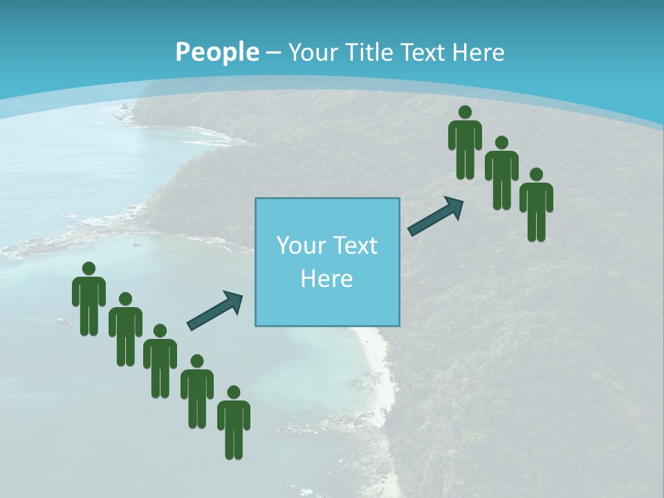 Water Ariel Gulf PowerPoint Template