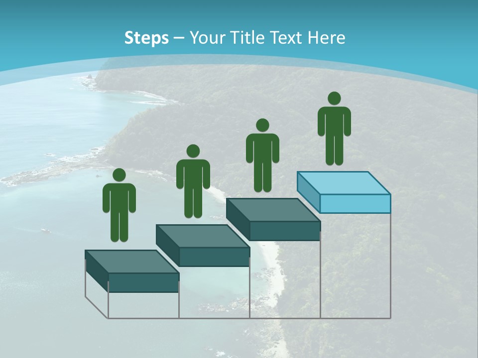 Water Ariel Gulf PowerPoint Template