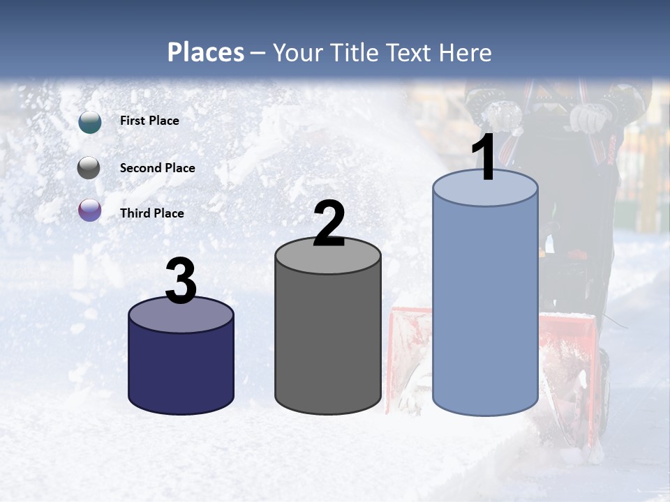 Blower Red White PowerPoint Template