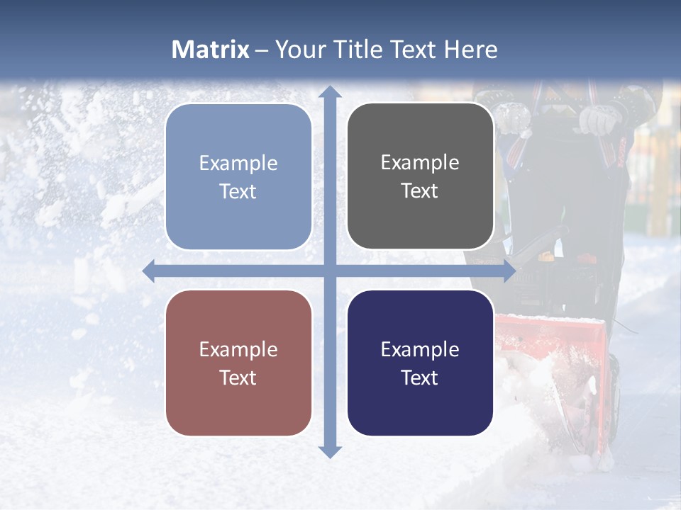 Blower Red White PowerPoint Template