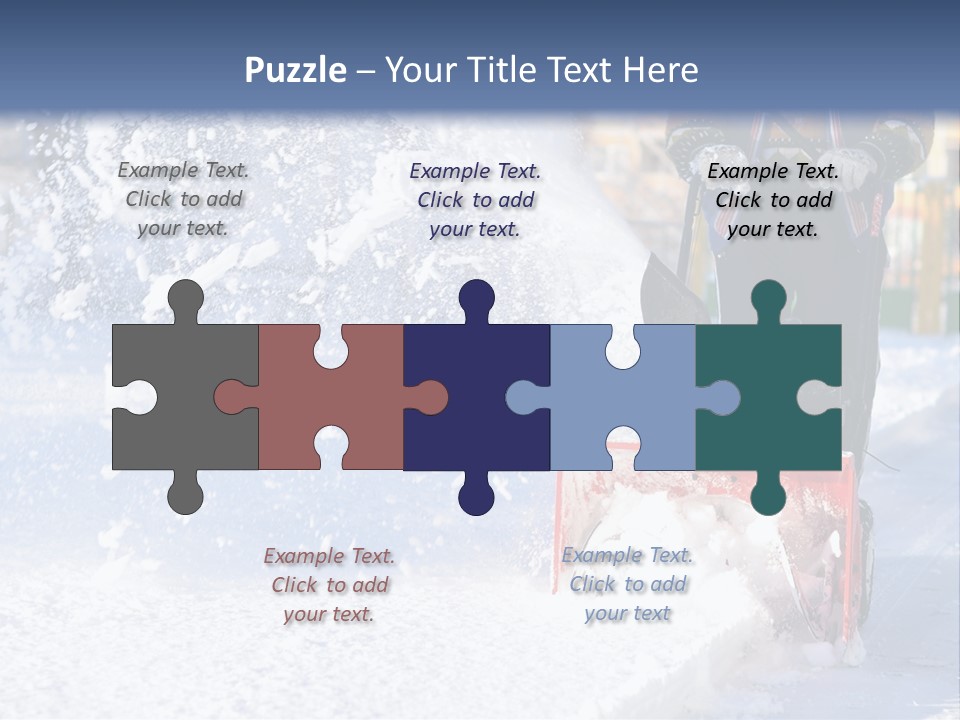 Blower Red White PowerPoint Template