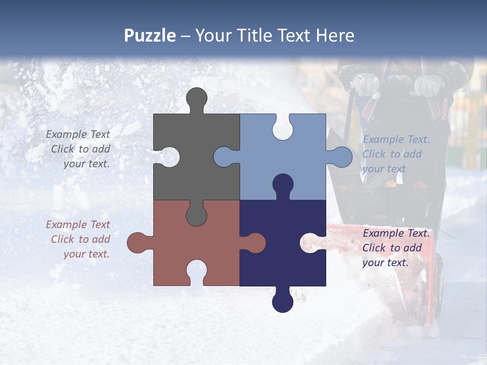 Blower Red White PowerPoint Template