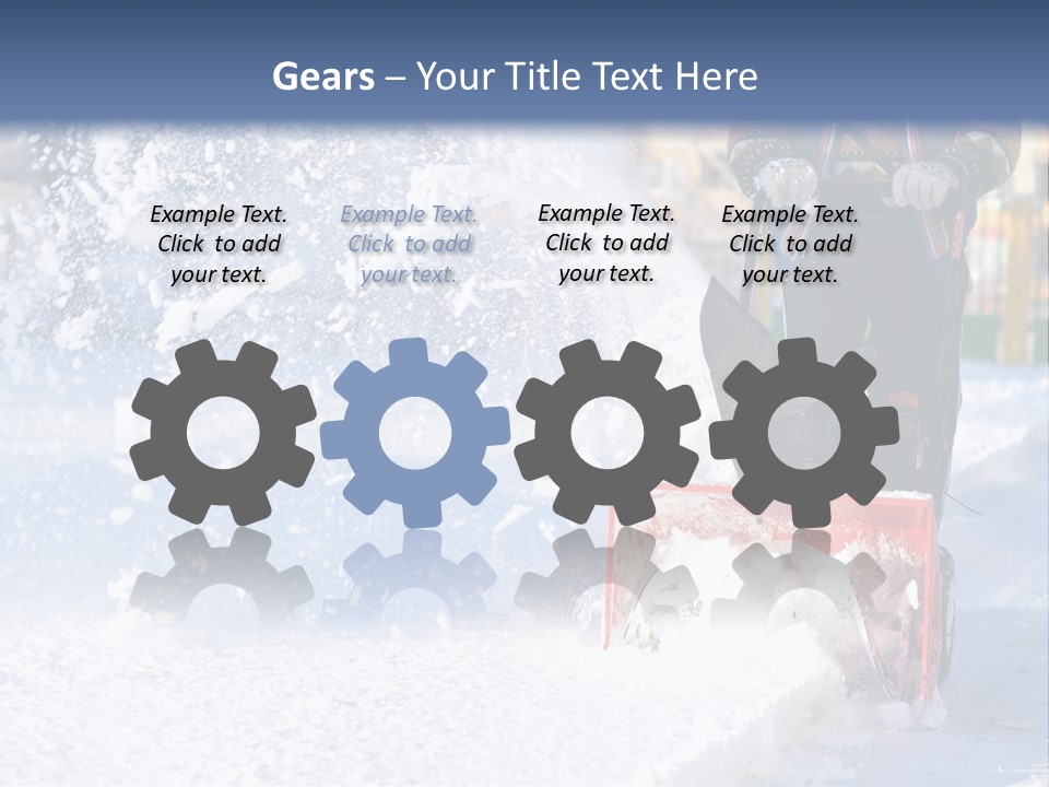 Blower Red White PowerPoint Template