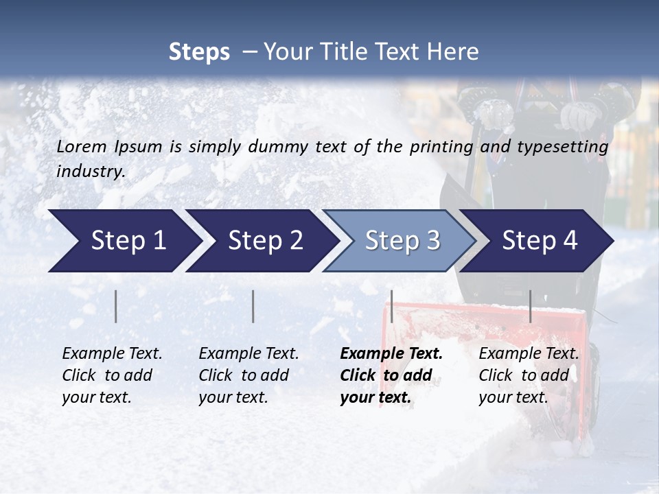 Blower Red White PowerPoint Template